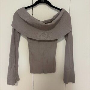 NIA Palmer Sweater - Stone/Grey (Medium)